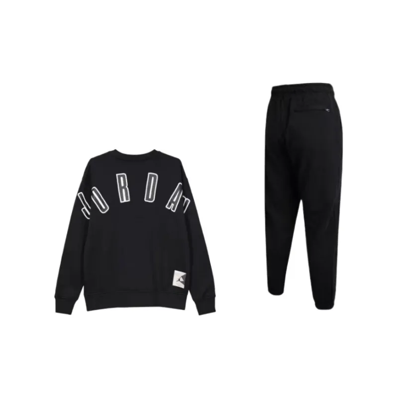 JORDAN Logo-Embroidered Crewneck Sweatshirt-1