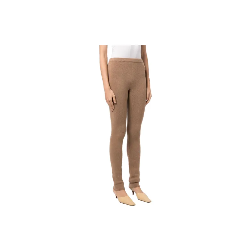 Ferragamo Leggings Women's Camel Brown-3
