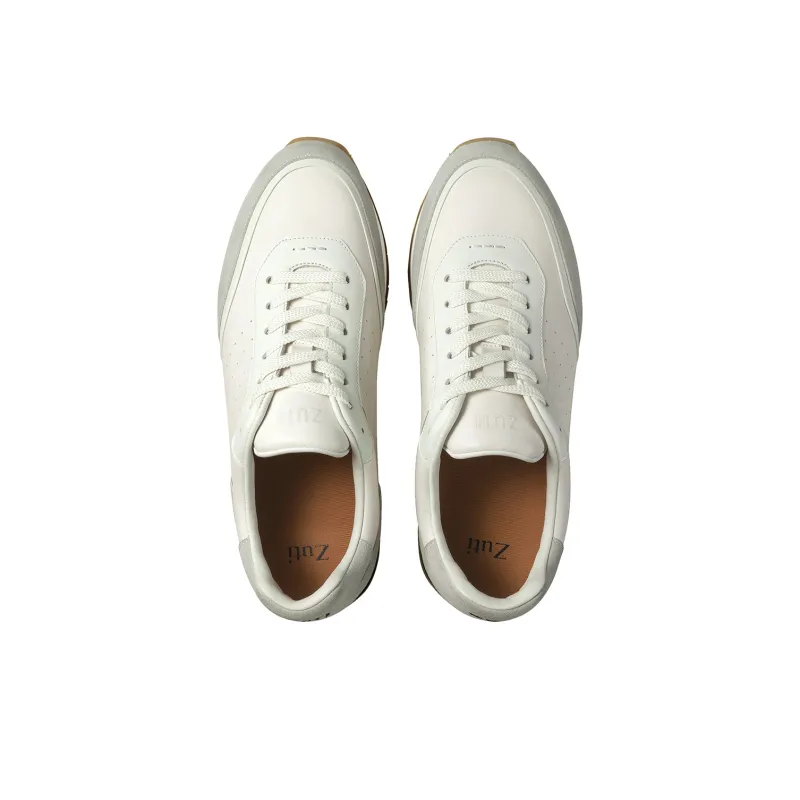 Zuti Low Top Casual Shoes Men's Light Gray White-2