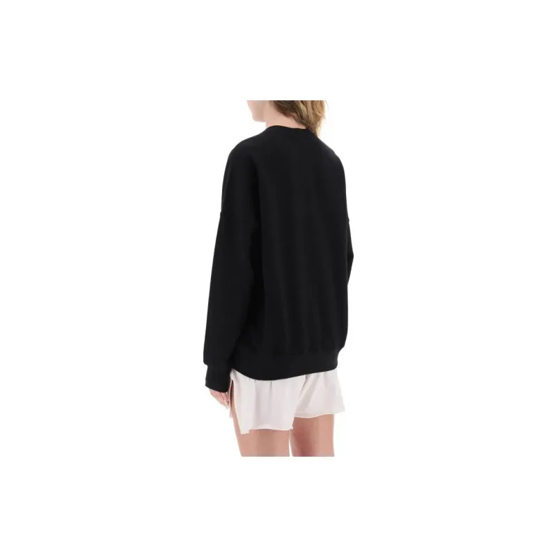 RICK OWENS X Champion Logo Embroidered Crewneck Sweatshirt-5