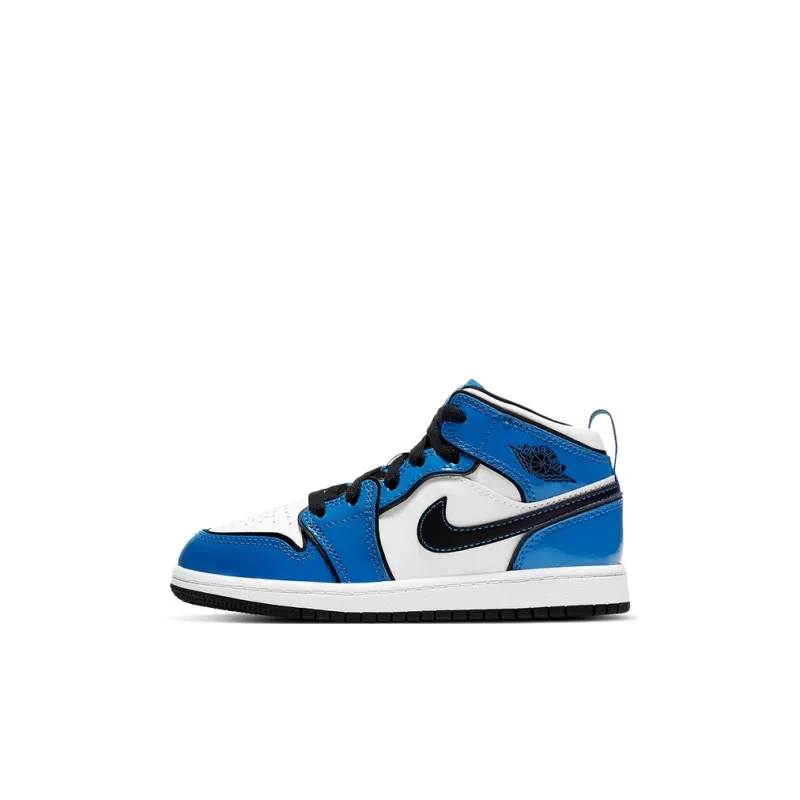 Jordan 1 Mid Signal Blue PS-0