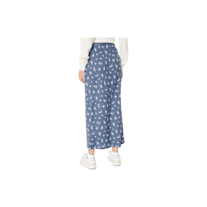 Hollister Casual Long Skirts Women's Blue-2
