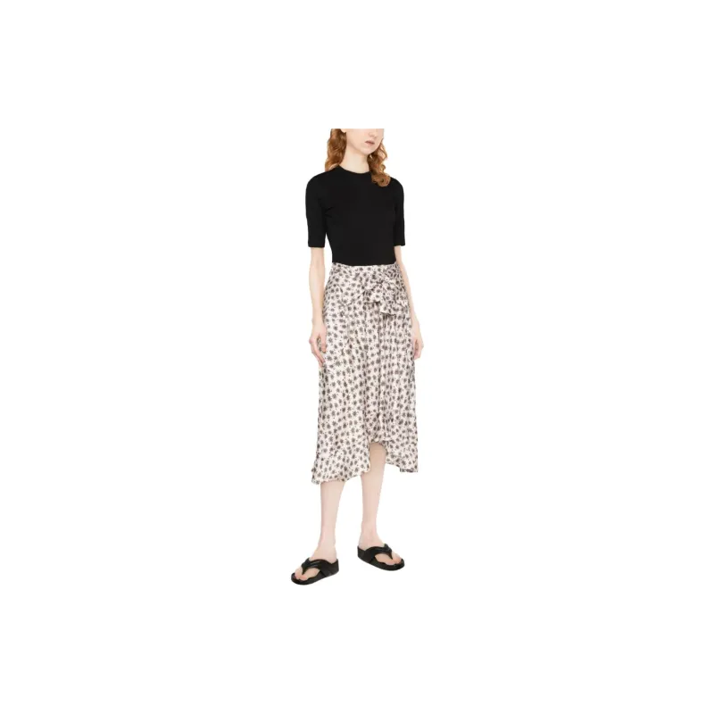 Maje Short-Sleeved Dresses Unisex Black/Light Pink-1