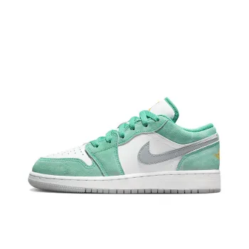Jordan Kids Air Jordan 1 Low 'New Emerald' Sneakers