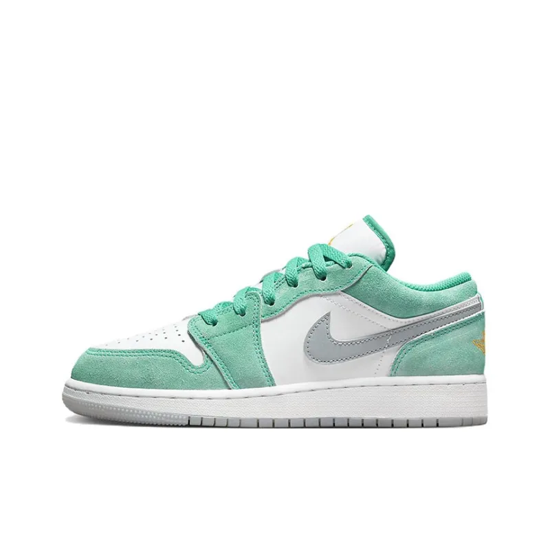Jordan Kids Air Jordan 1 Low 'New Emerald' Sneakers-0