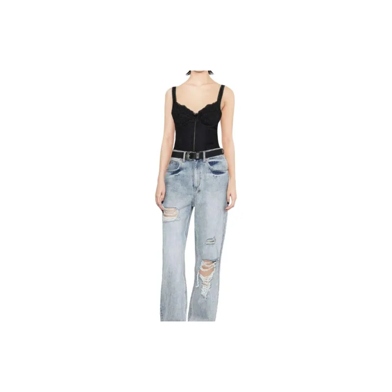 Balenciaga Lace Detailed Sleeveless Top-2