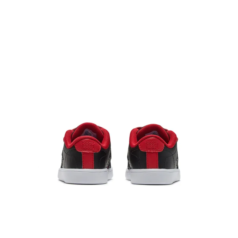 Converse Star Court 2V Low Top Toddler Shoes Black Red Infant And Toddler-3