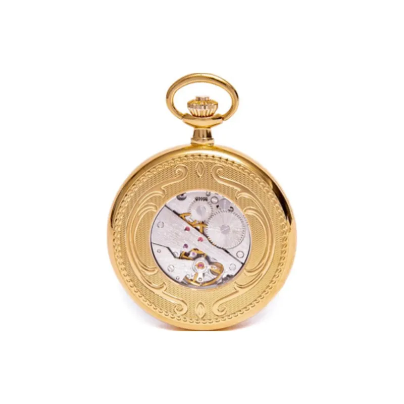 RAPPORT Mechanical Movement Manual Mechanical Movement PVD Pocket Watch 50mm Unisex White-1