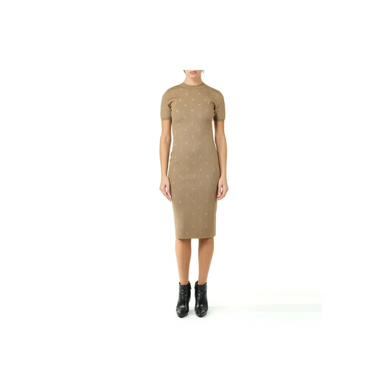 FENDI Ff Jacquard Body con Midi Dress-2