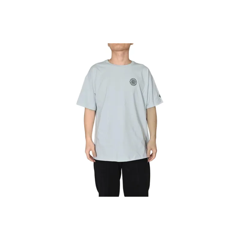 Converse T Shirts Women's Sky Blue-2