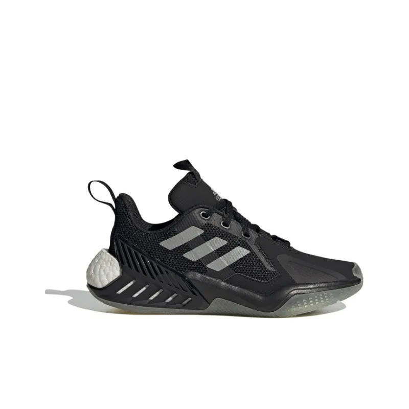 Adidas STAR WARS Star Wars One J Low Top Kids' Running Shoes Black Gray Teenagers-1