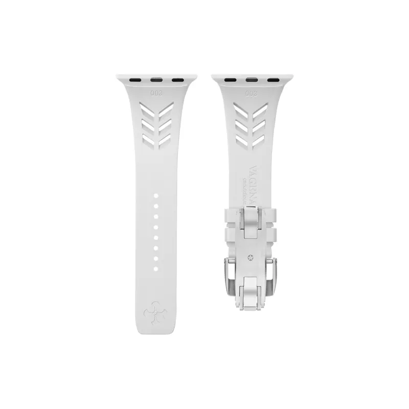 VAGENARI Watch Bands Rubber Strap Shark Style Compatible With Apple Watch 44/45/49mm Unisex-4