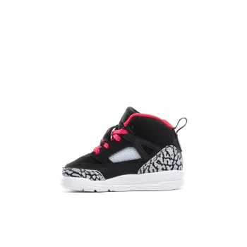 Jordan Spizike Non-slip Lightweight High-Top Toddler Shoes Black Red Gray Infant And Toddler