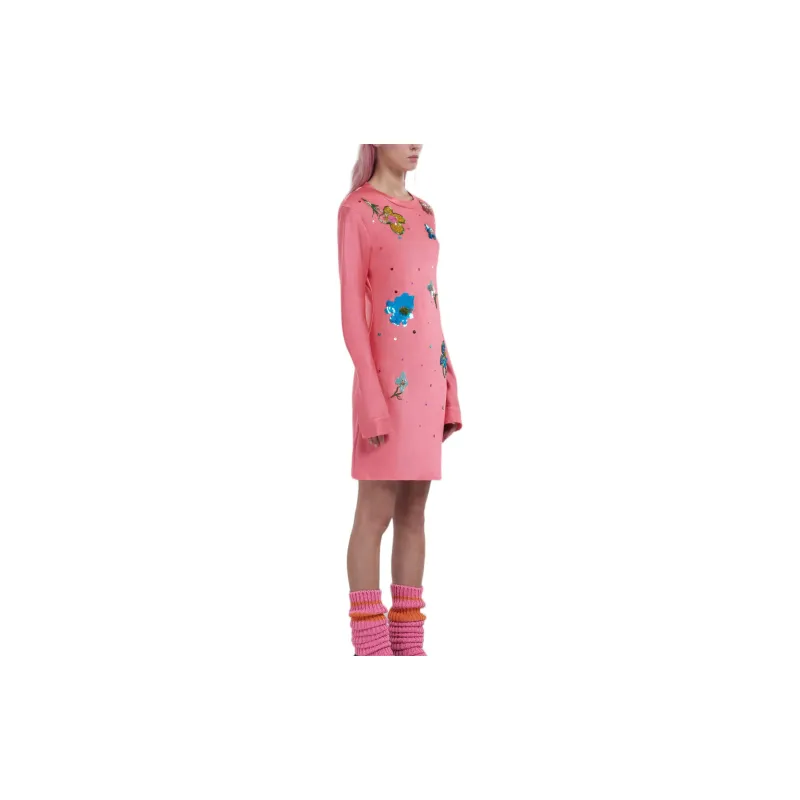 MARNI Long Sleeved Dresses Women's Pink-3