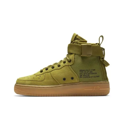 Nike SF Air Force 1 Mid Desert Moss GS