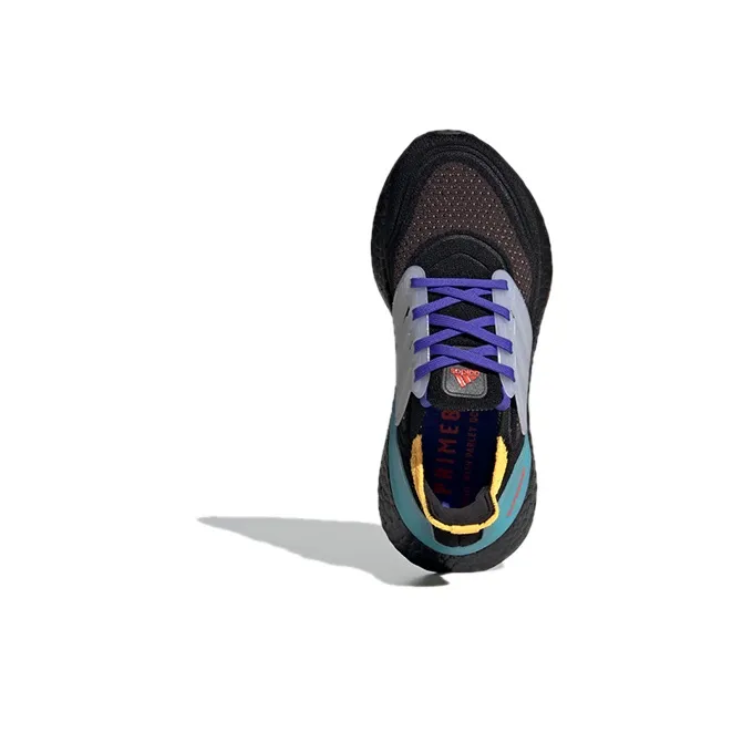 Adidas ULT Primeblue Boost J Breathable Wear-Resistant Slip-Resistant Low-Top Kids' Running Shoes Black Blue Teenagers-4