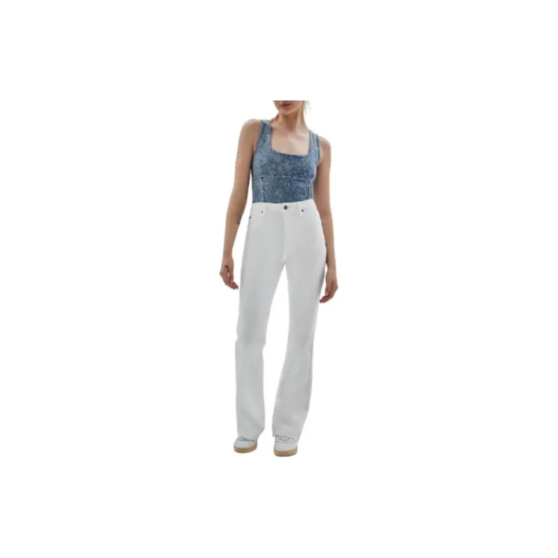 GUESS Originals Kit Bootcut Jeans Jeans Women's White-1