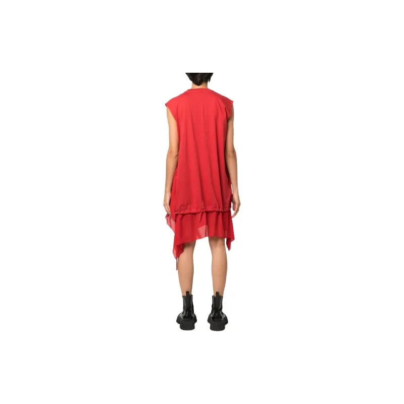 DIESEL Sleeveless Dresses Women's Red-2