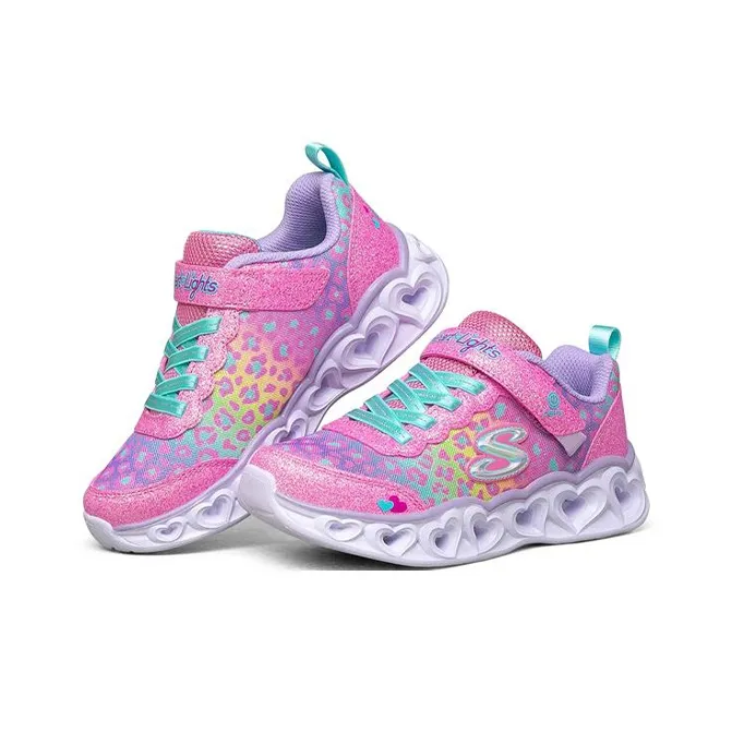 Skechers Heart Lights Slip Resistant Shock Absorbers With Abrasion Resistant Properties Teenagers-2