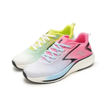 IWZI Low Top Running Shoes Unisex Floral Red And Green Mismatched Color
