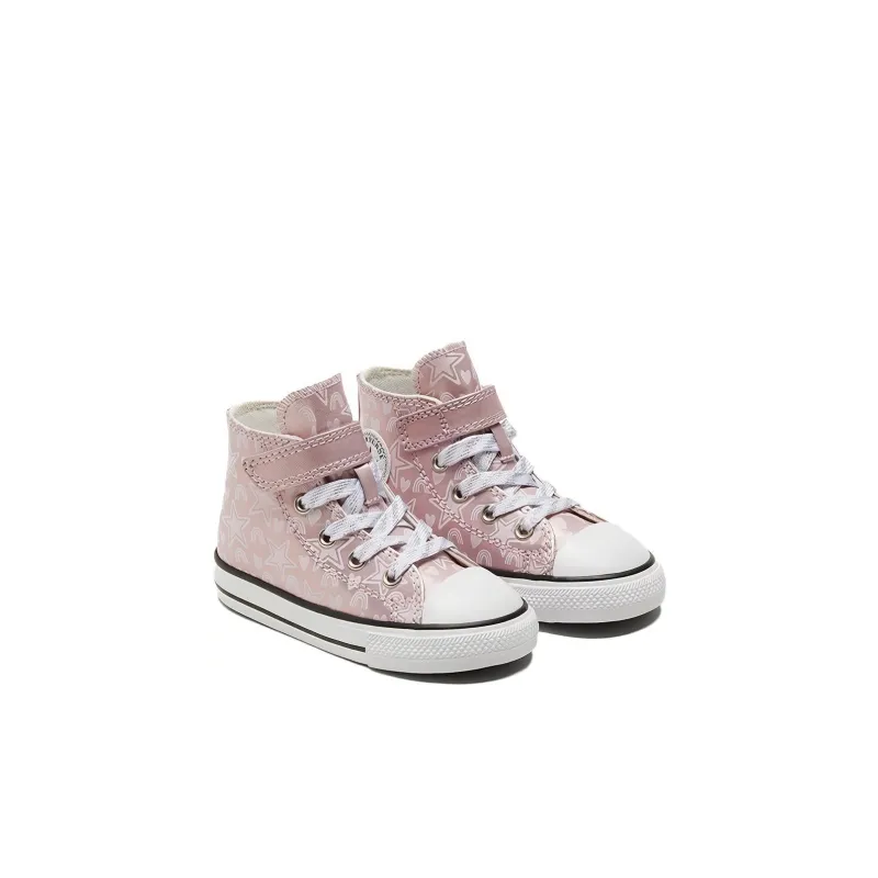 Converse Chuck Taylor All Star 1V Anti Slip Wear Resistant High Top Toddler Shoes Pink Infant And Toddler-2
