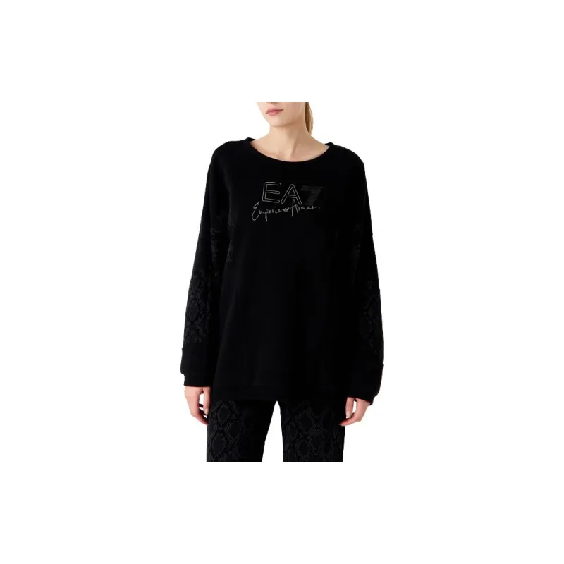 EMPORIO ARMANI EA7 Sweatshirt Women's Black-2