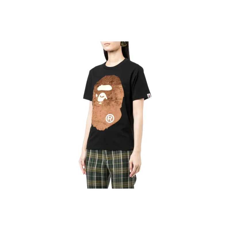 A BATHING APE Bape T Shirts Women's Black-3