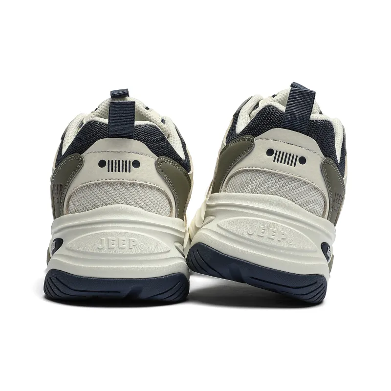 JEEP SPIRIT Travel Anti-Slip Wear-Resistant Breathable Height Increasing Low-Top Casual Shoes Men's-19