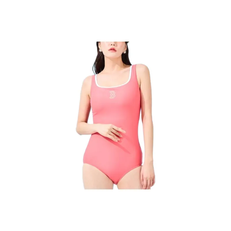 MLB One Piece Swimsuits Women's Pink-3