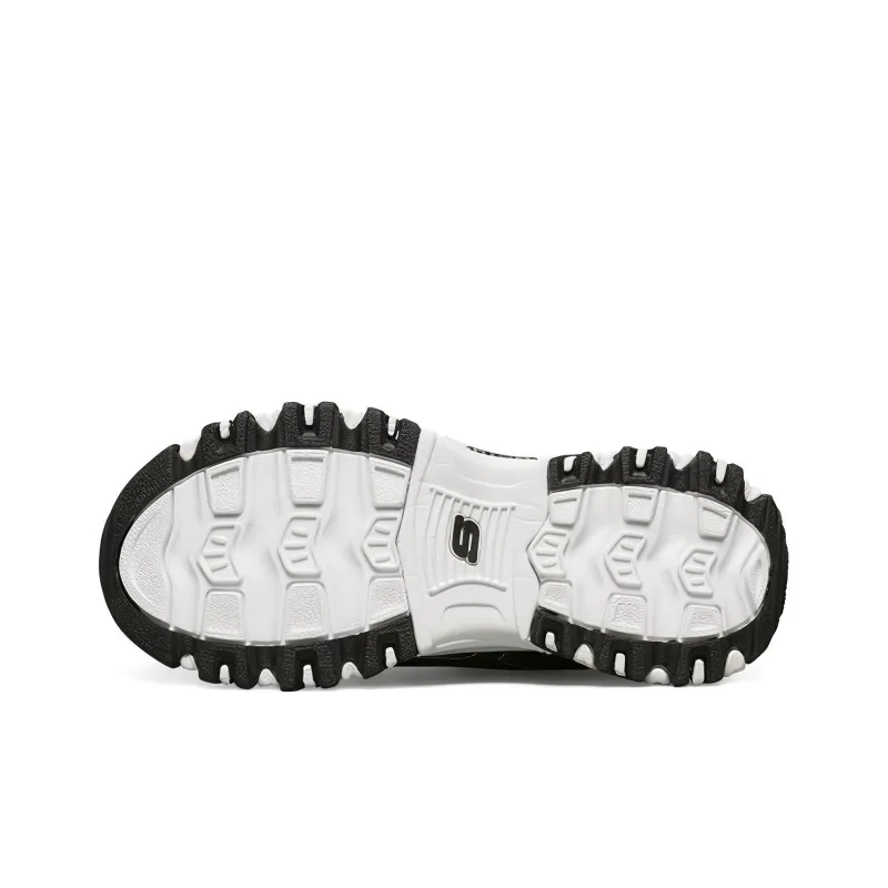 Skechers Slip-Resistant Cushioning Wear-Resistant Kids Lifestyle Shoes Black Teenagers-3