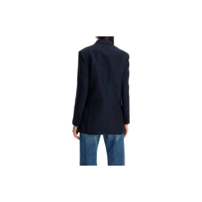 Valentino Double Breasted Long Sleeved Blazer-3