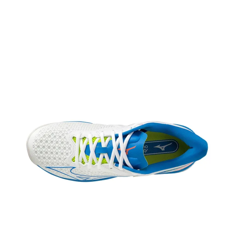Mizuno Wave Exceed Tour 5 Cushioning, Wear Resistant Low Top Tennis Shoes Men's White-6