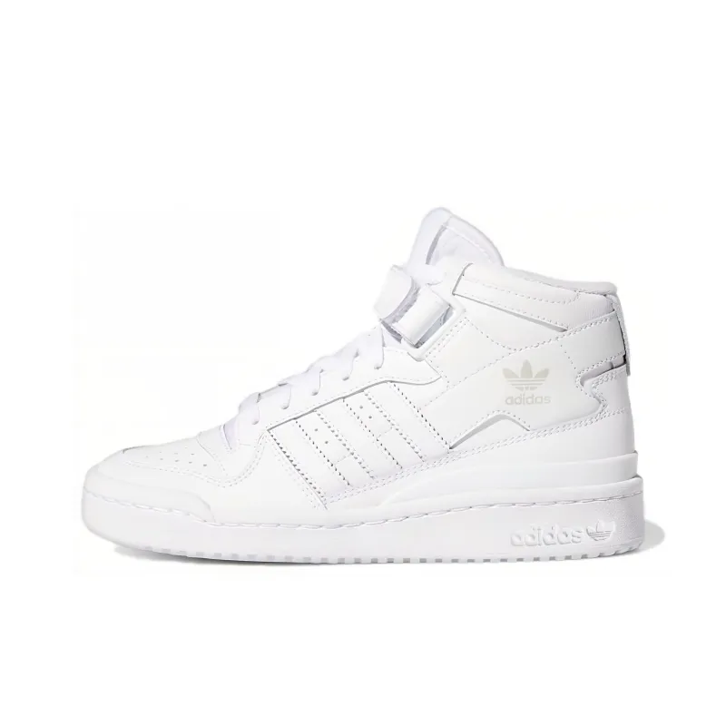 Adidas Forum Mid J 'Triple White'-0