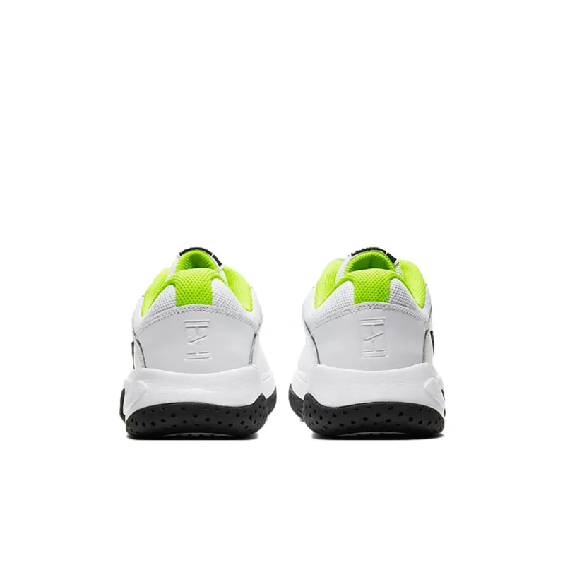 Nike Court Lite 2 Jr. Slip-Resistant Cushioning Kids' Training Shoes White Green Kids'-4
