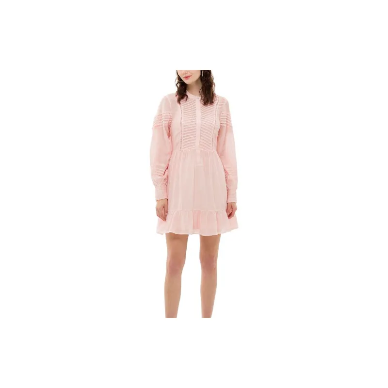 GUESS Long-Sleeved Dresses Women's Pink-2