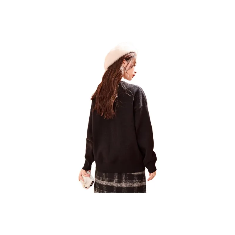 Tonlion Sweaters Women's Black-2