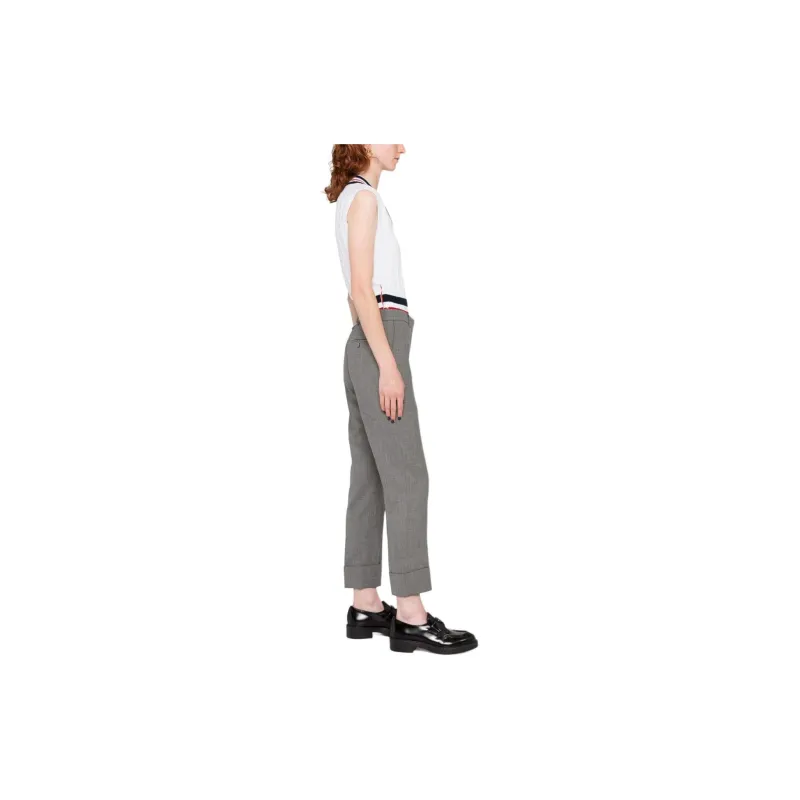 THOM BROWNE Cropped Tailored Trousers-3