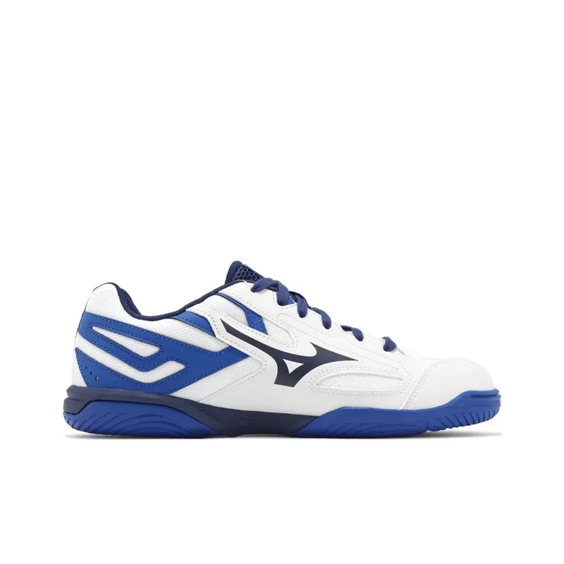 Mizuno Anti Slip Wear Resistant Low Top Training Shoes Unisex White Blue-1