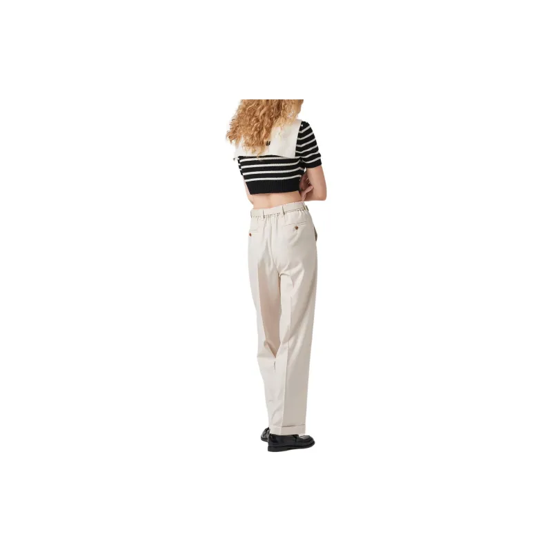 MIU MIU Belted Wool Trousers-2