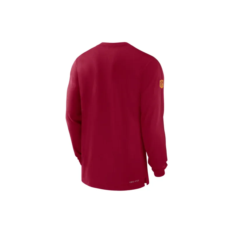 Nike Washington Commanders Sideline Player Team Issue Men's Nike Dri FIT Long Sleeve Top-1
