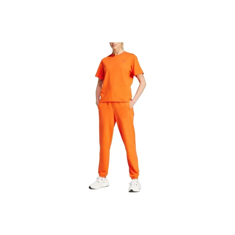 Adidas Knitted Sports Pants Women's Orange-1