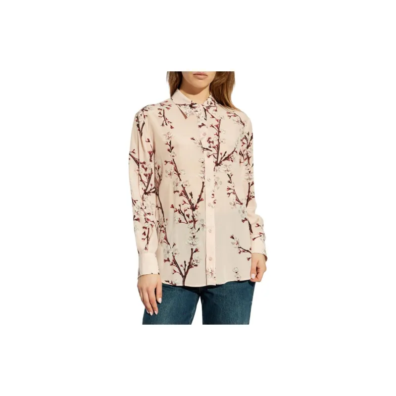 Alexander McQueen Floral Printed Long Sleeved Shirt-2