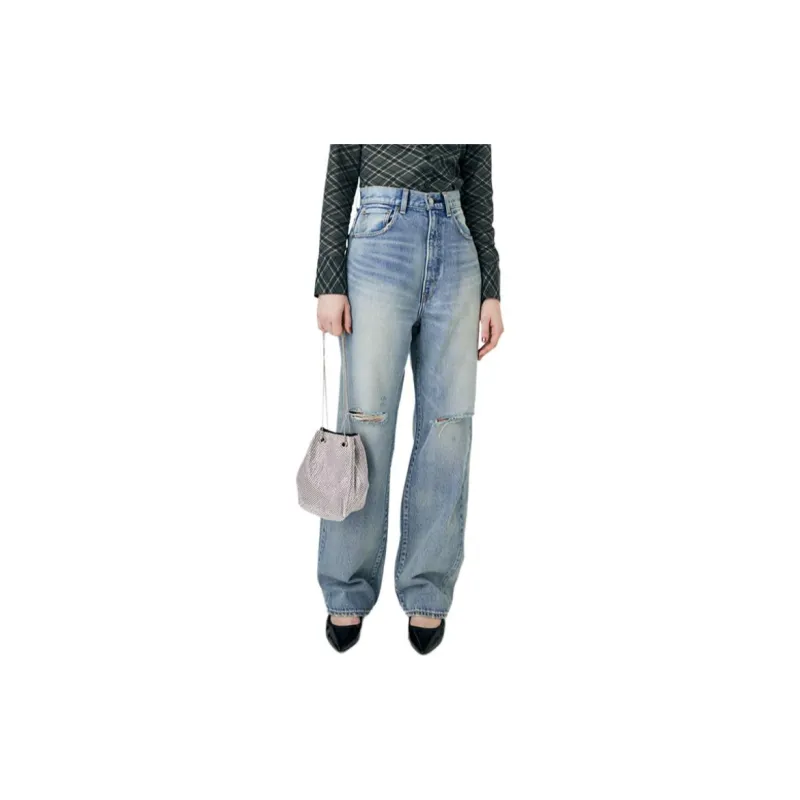 MOUSSY Jeans Women's 110 Blue-4