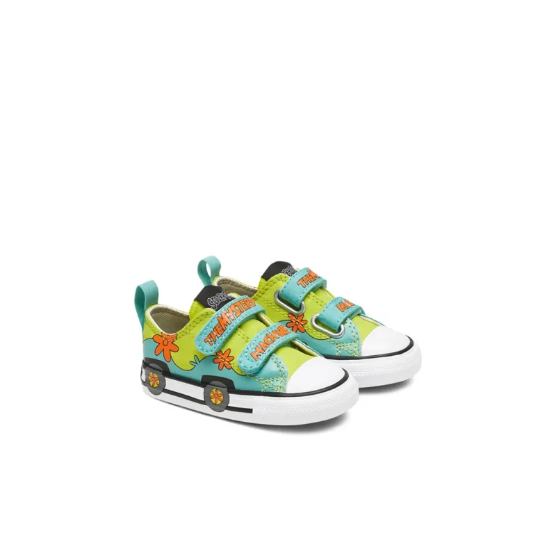 Converse All Star Series Anti-Slip Wear-Resistant Low-Top Toddler Shoes Turquoise Infant And Toddler-2