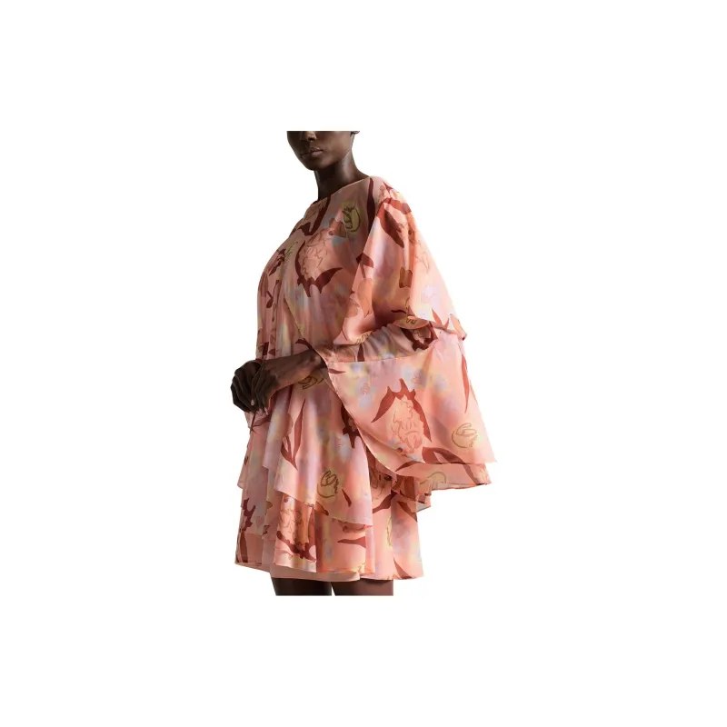 Ted Baker Long-Sleeved Dresses Women's Coral-3
