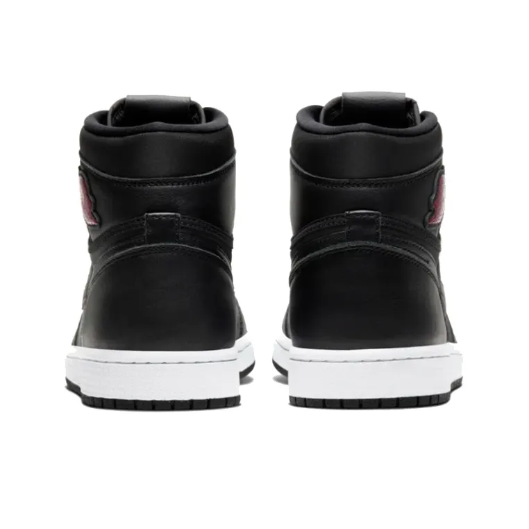 Jordan 1 Retro High Black Satin Gym Red Black GS-6