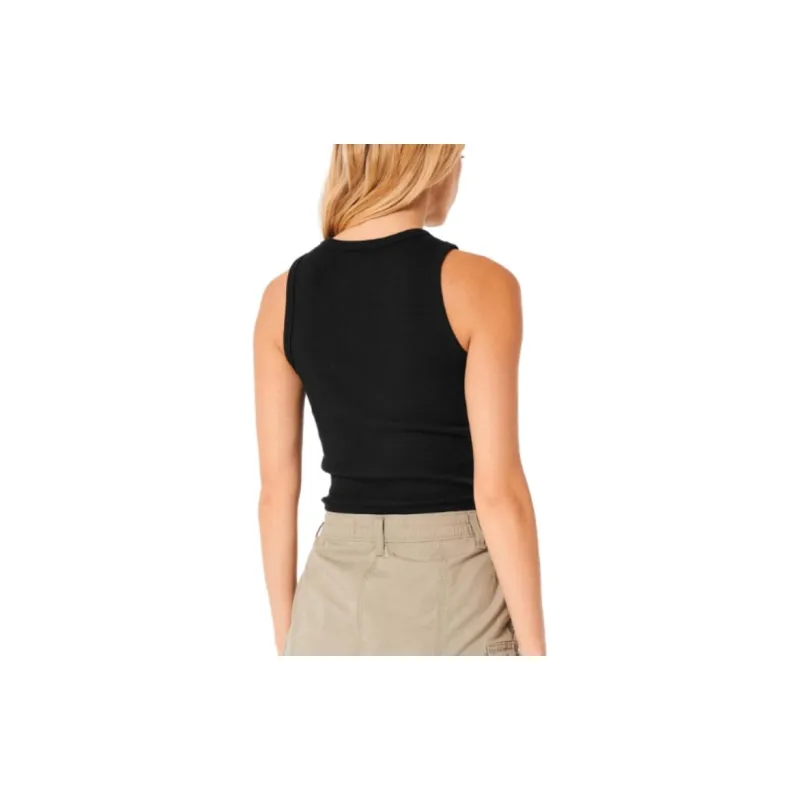 Hollister Tank Tops Women's Black-3