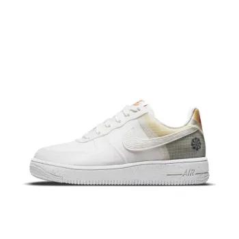 Nike Air Force 1 Crater 'Move To Zero   White Orange' GS
