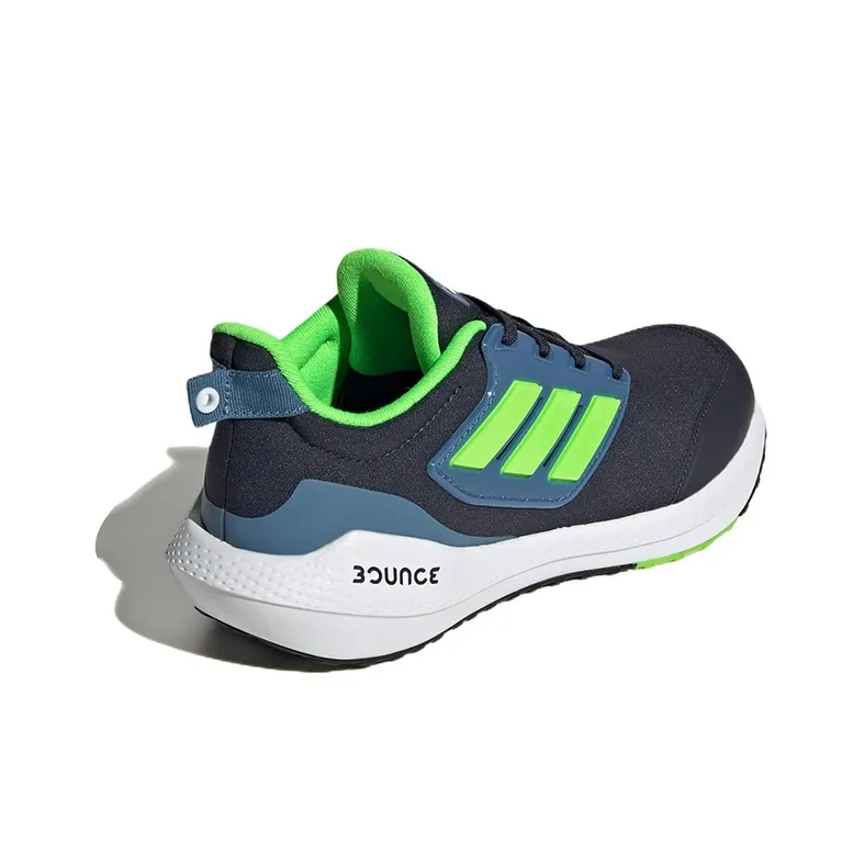 Adidas Eq21 Run 2.0 J Anti-Slip Wear-Resistant Low-Top Kids' Running Shoes Black Green Teenagers-3