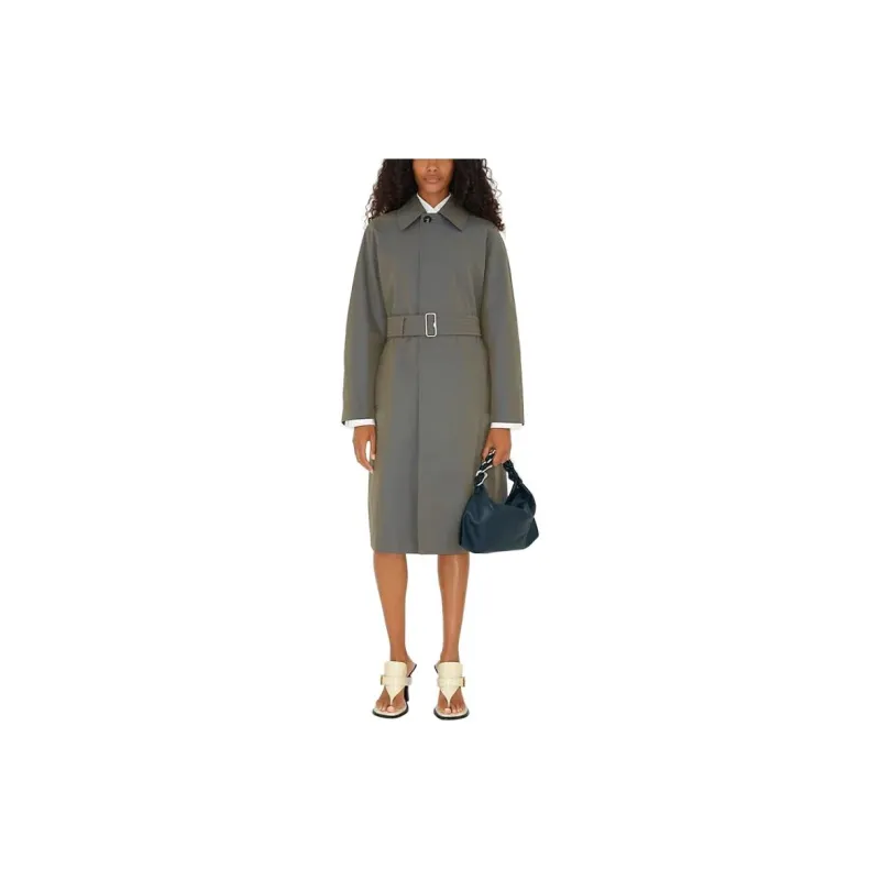 Burberry Long Cotton Car Coat-3